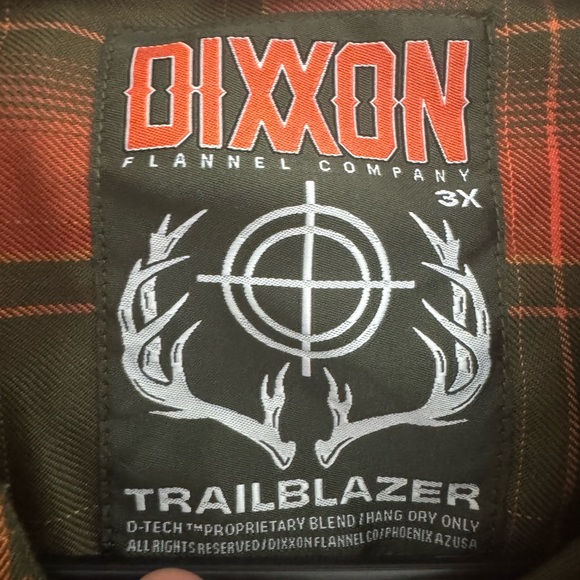 DIXXON Men's Bold Plaid Button Down Shirt Trail Blazer - Picture 2 of 2
